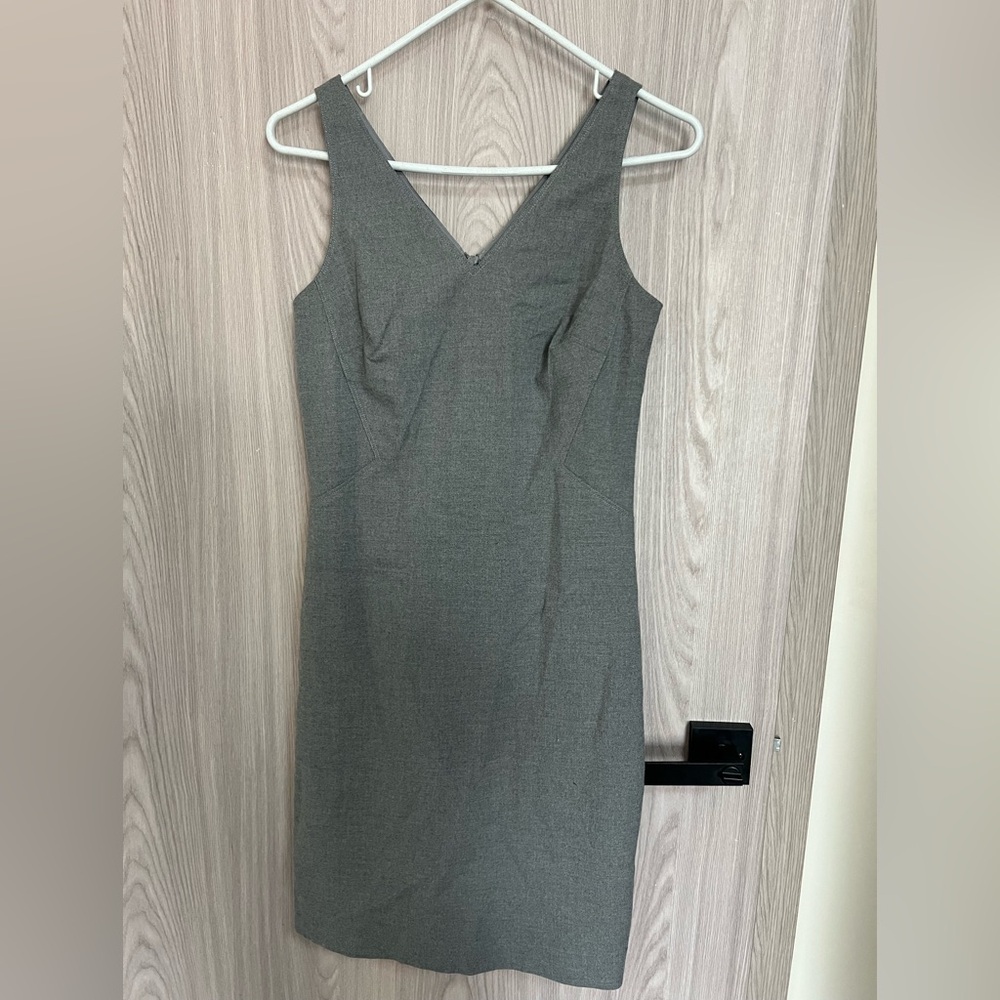 Banana Republic Womens Grey Dress- Petite (NEW)